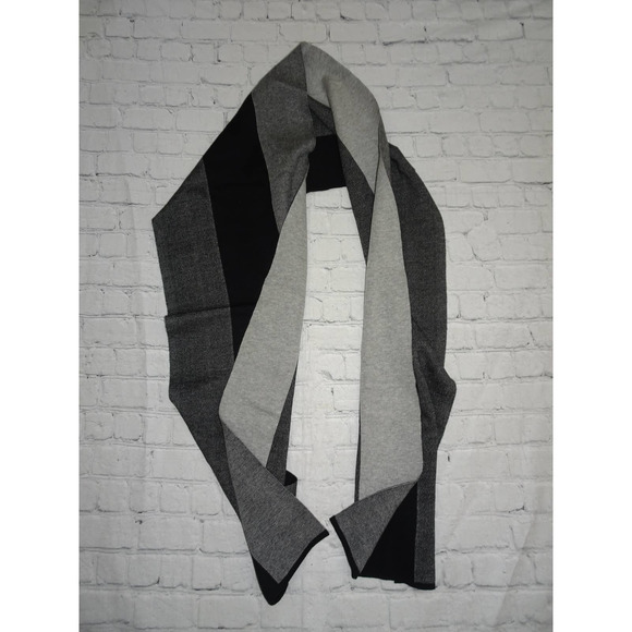 Cole Haan Melton Men's Black Wool Pea Coat with Scarf S - Picture 7 of 10